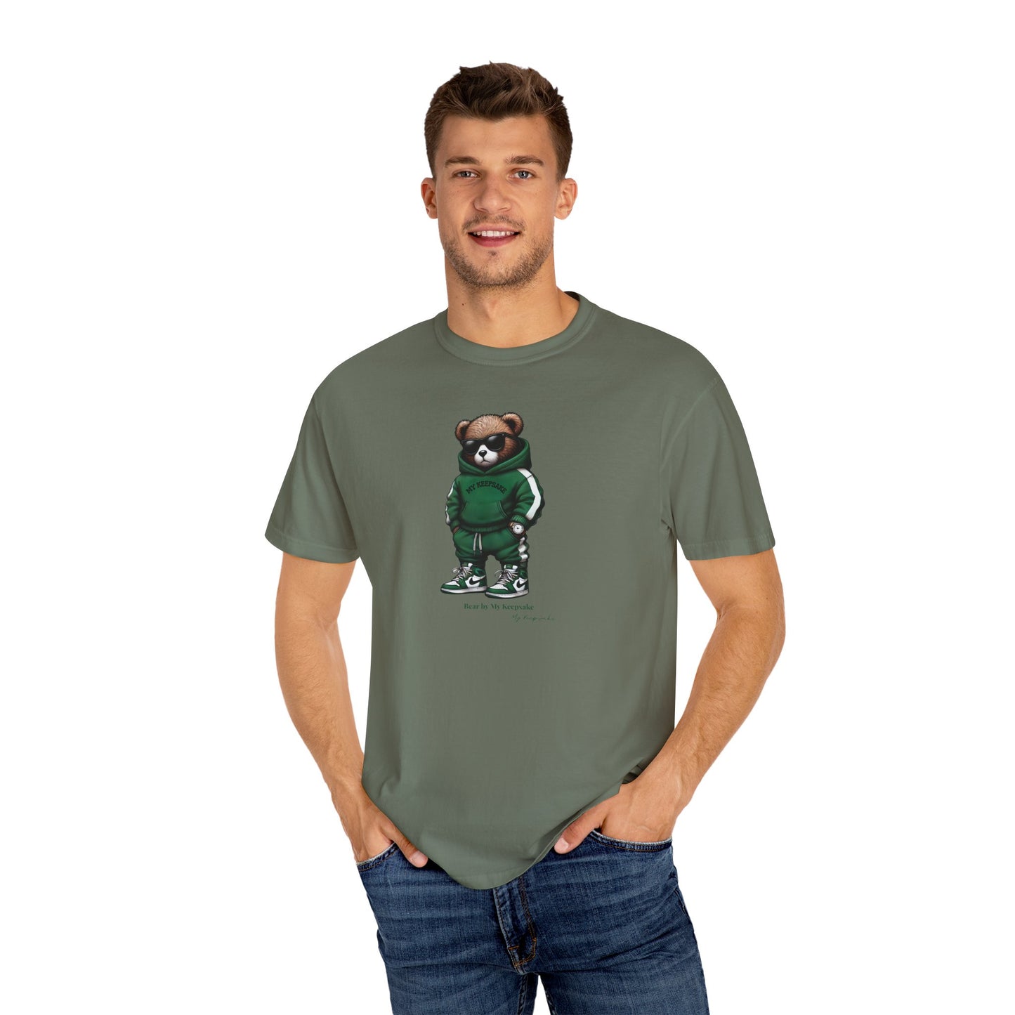 Unisex T-Shirt – Green Bear by My Keepsake