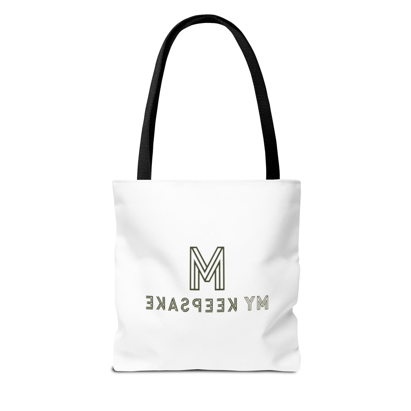 Tote Bag White β Green Bear by My Keepsake