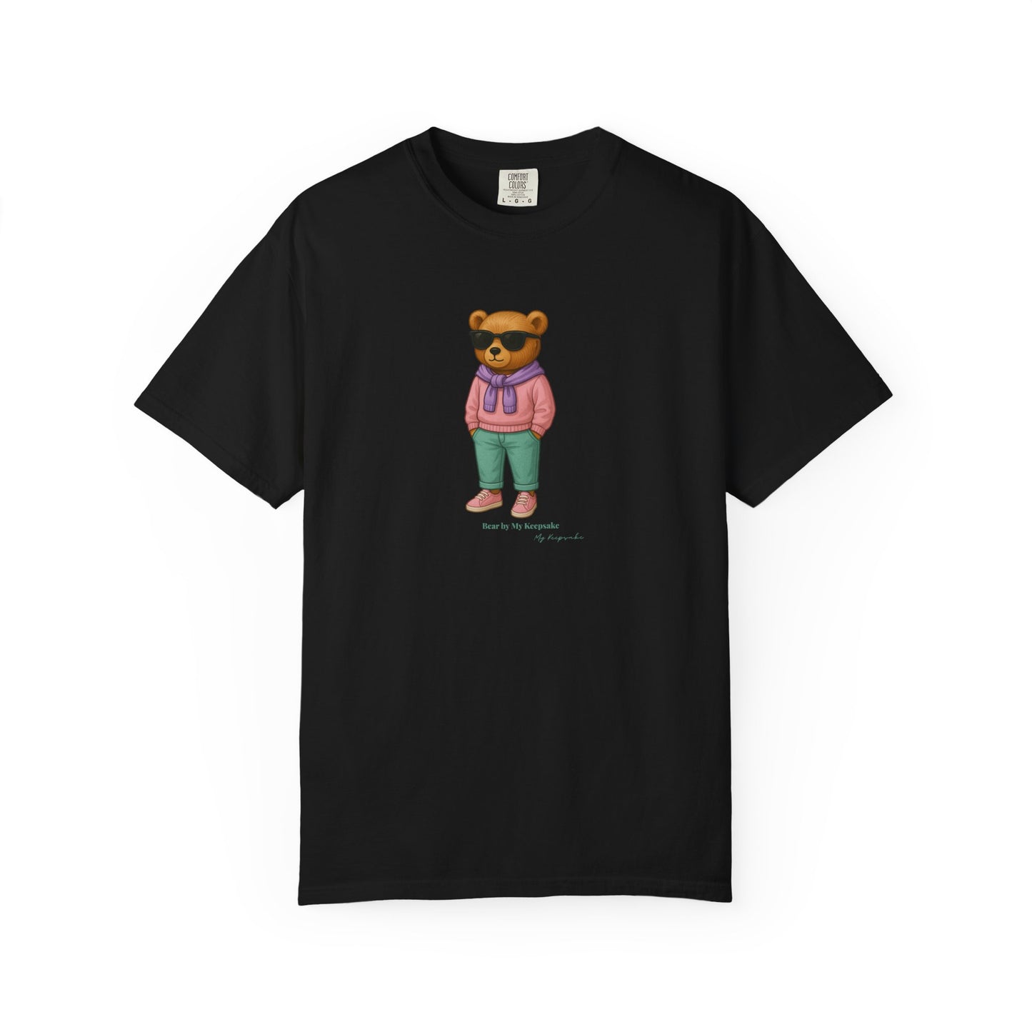 Unisex T-Shirt – Pink Hoodie Bear by My Keepsake