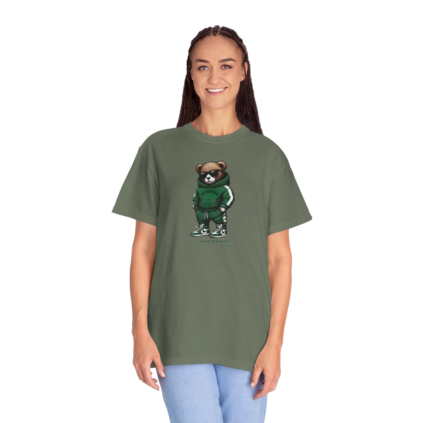 Unisex T-Shirt – Green Bear by My Keepsake