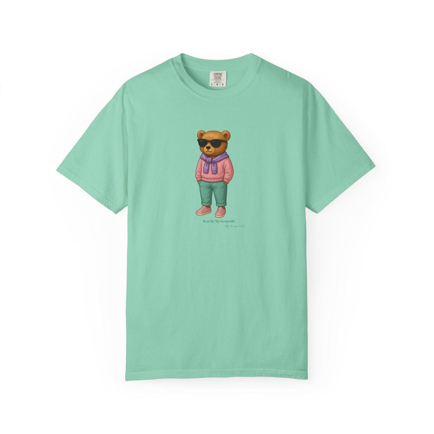 Unisex T-Shirt – Pink Hoodie Bear by My Keepsake