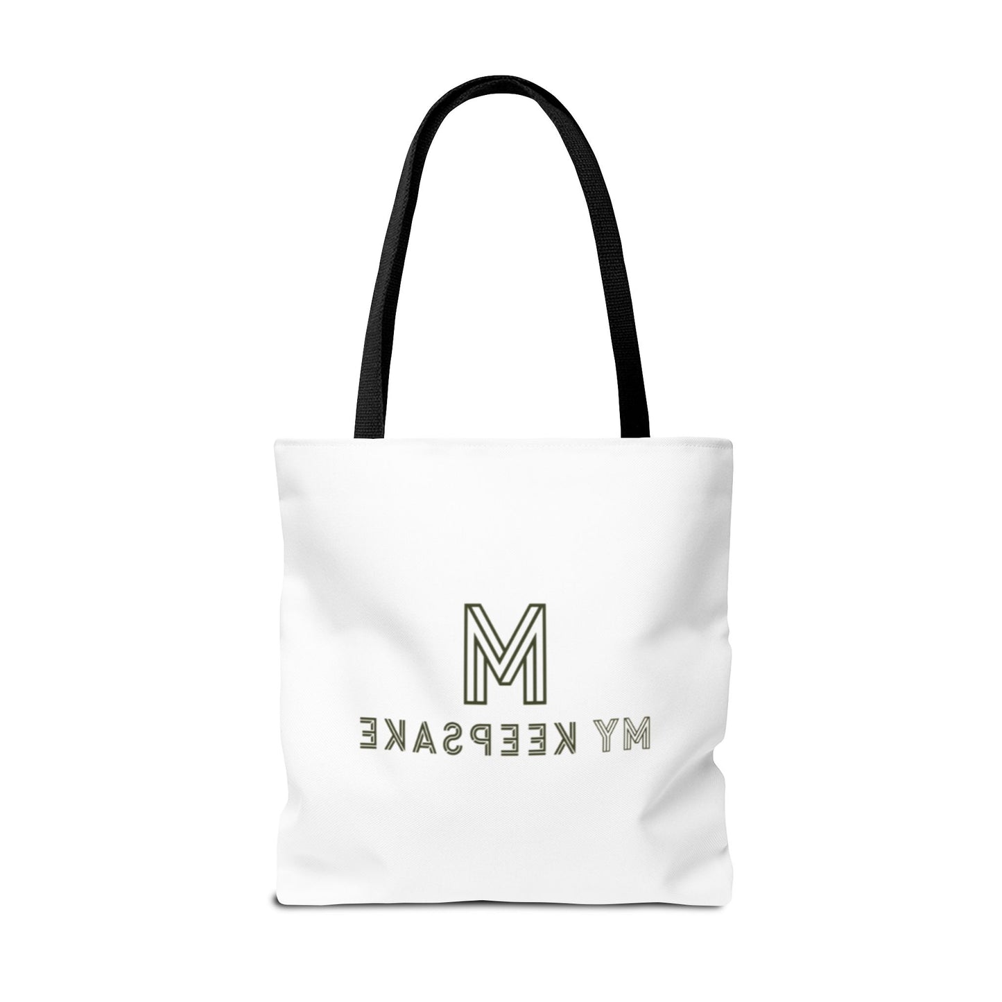 Tote Bag White β Green Bear by My Keepsake