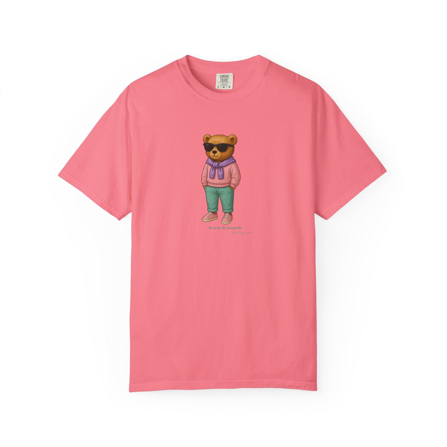Unisex T-Shirt – Pink Hoodie Bear by My Keepsake