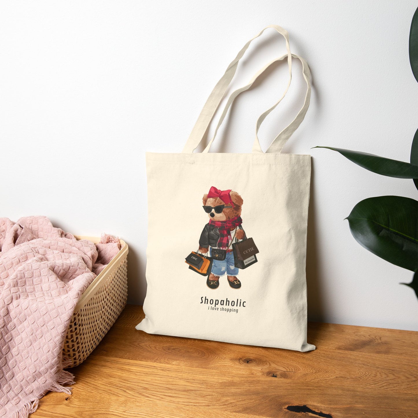 Tote Bag – Shopaholic Bear by My Keepsake