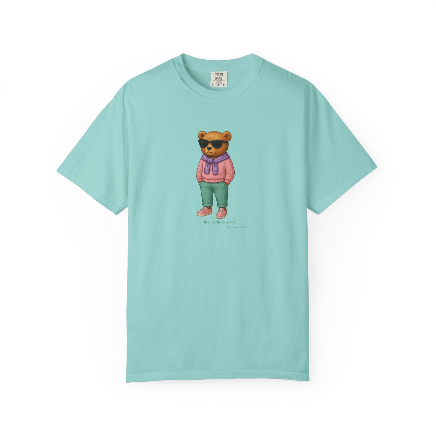 Unisex T-Shirt – Pink Hoodie Bear by My Keepsake