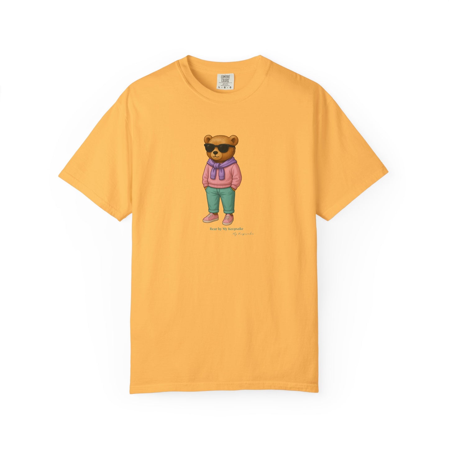 Unisex T-Shirt – Pink Hoodie Bear by My Keepsake