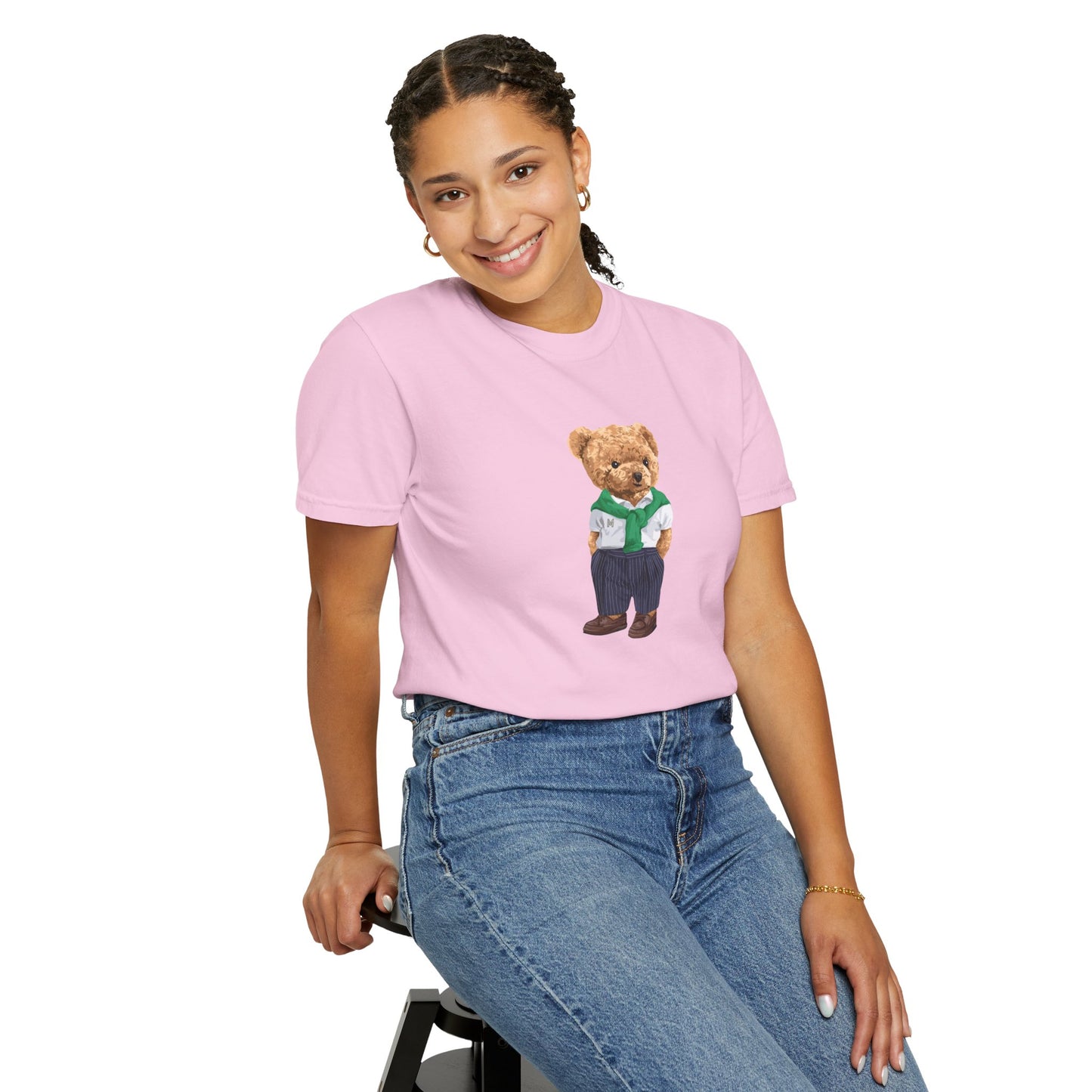 Unisex T-Shirt Street & Bear – Stylish Green Bear