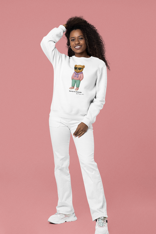 Sweatshirt Bear Streetwear – Pastel Bear Lady by My Keepsake