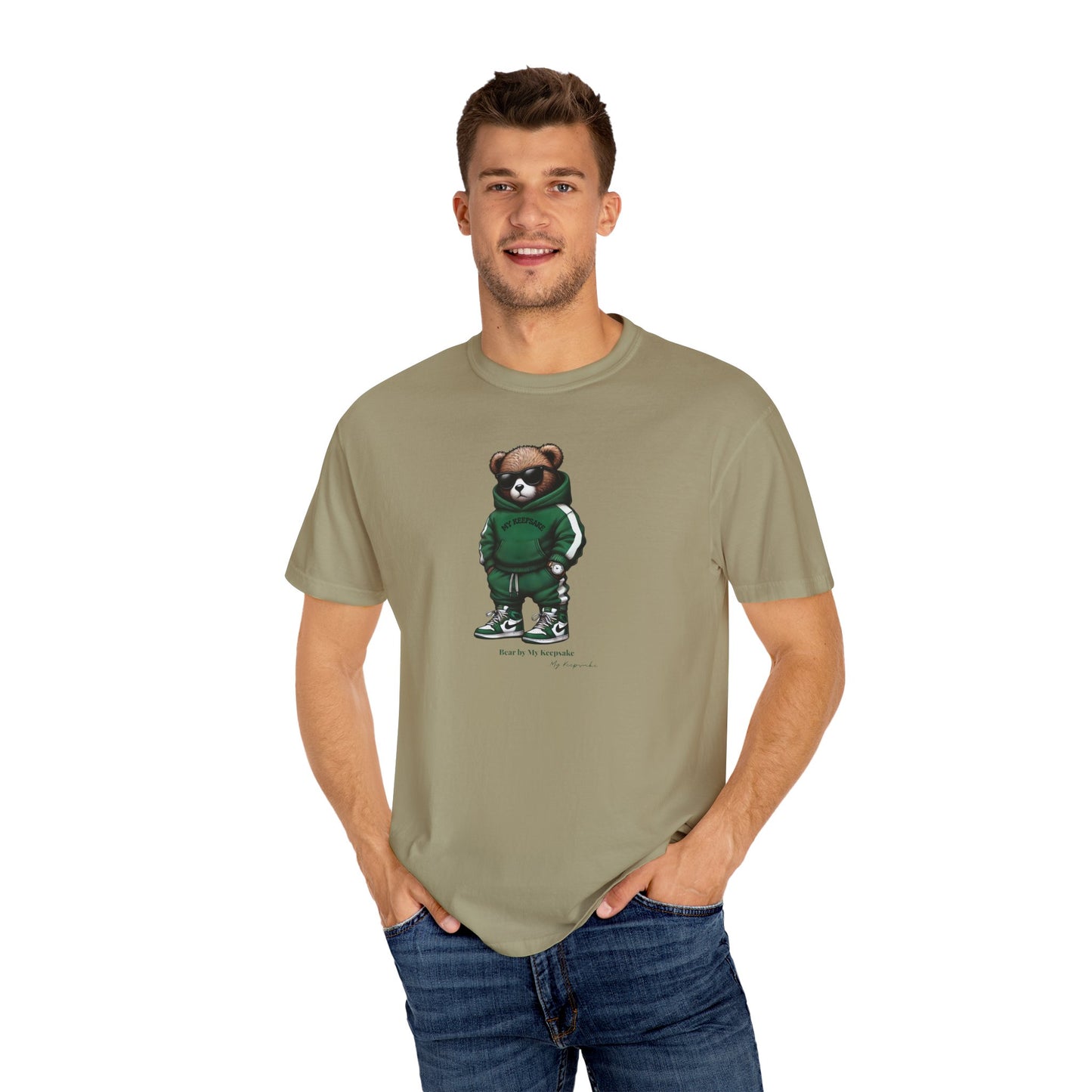 Unisex T-Shirt – Green Bear by My Keepsake