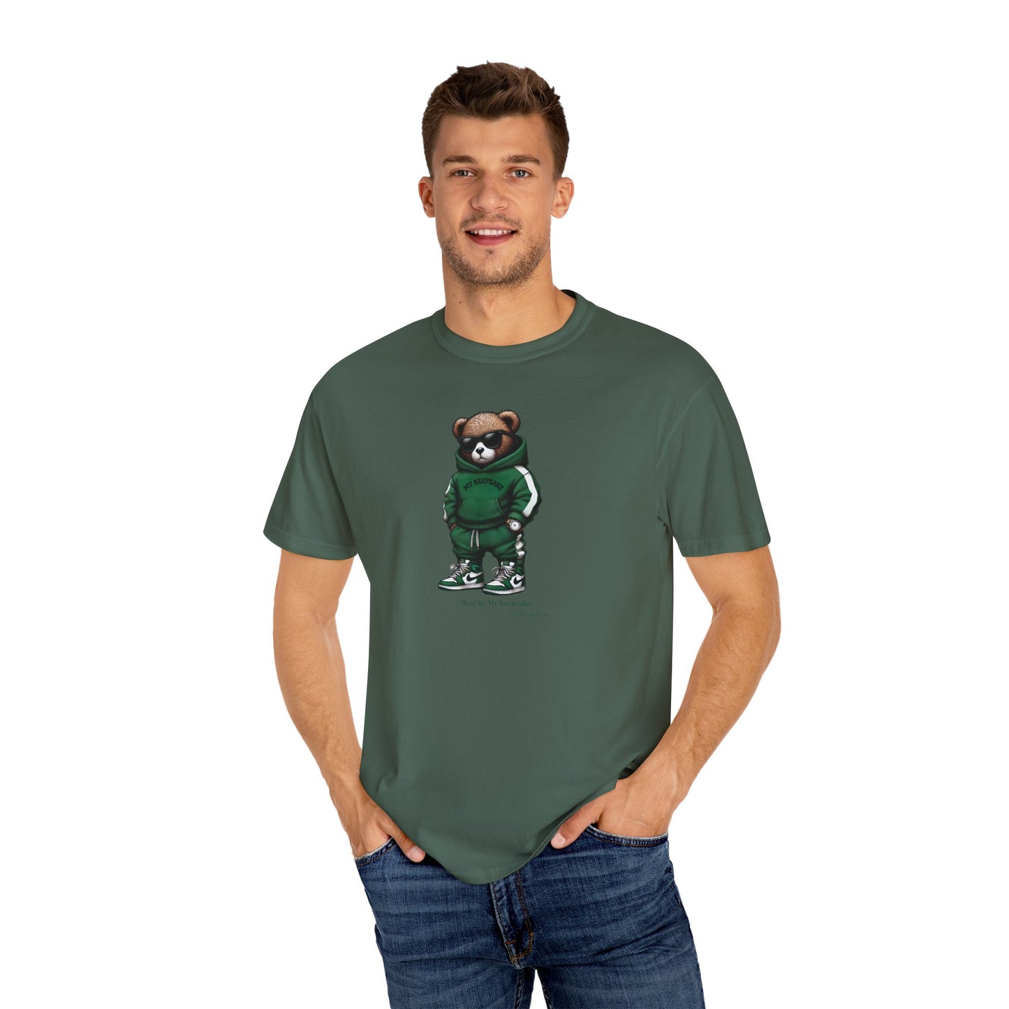 Unisex T-Shirt – Green Bear by My Keepsake
