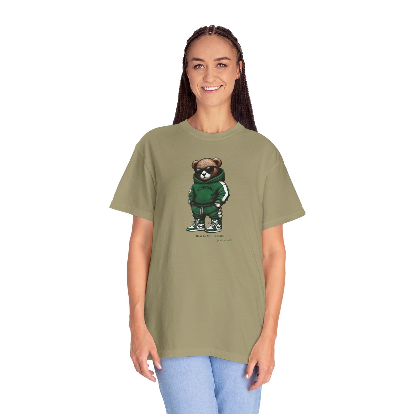 Unisex T-Shirt – Green Bear by My Keepsake