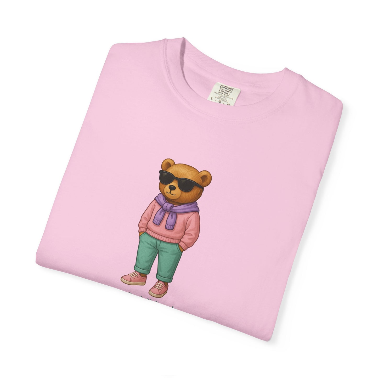 Unisex T-Shirt – Pink Hoodie Bear by My Keepsake
