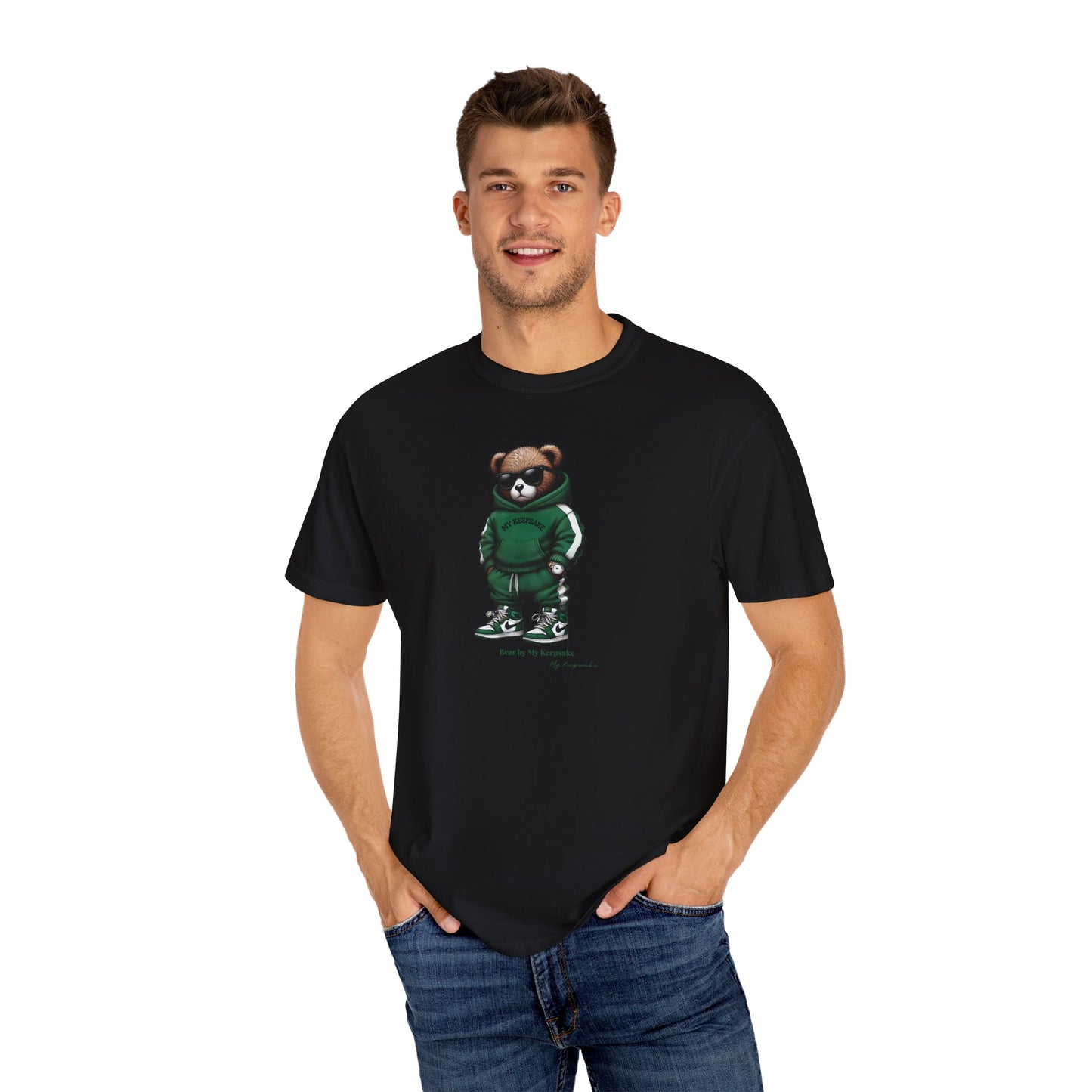 Unisex T-Shirt – Green Bear by My Keepsake