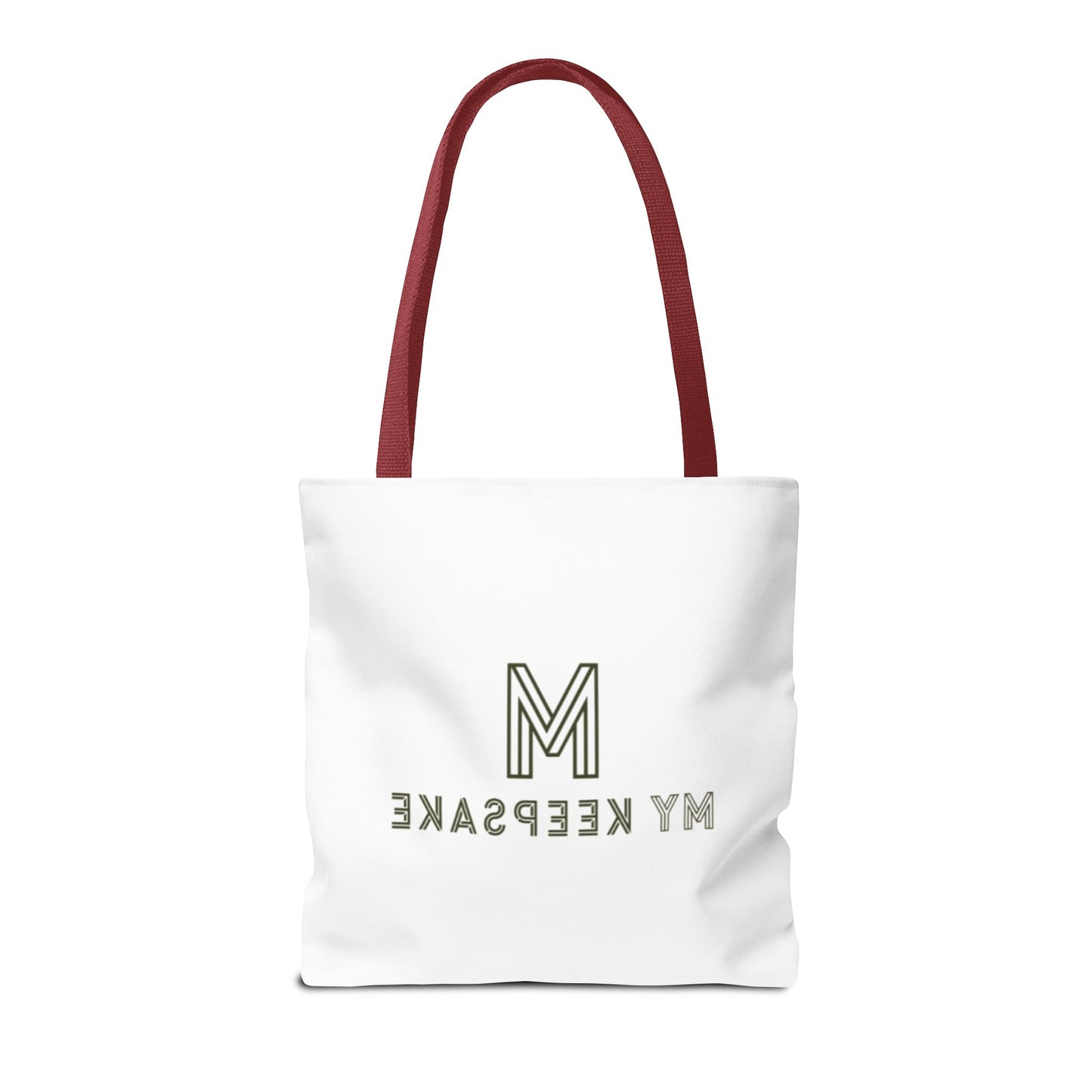 Tote Bag White  – Green Bear by My Keepsake