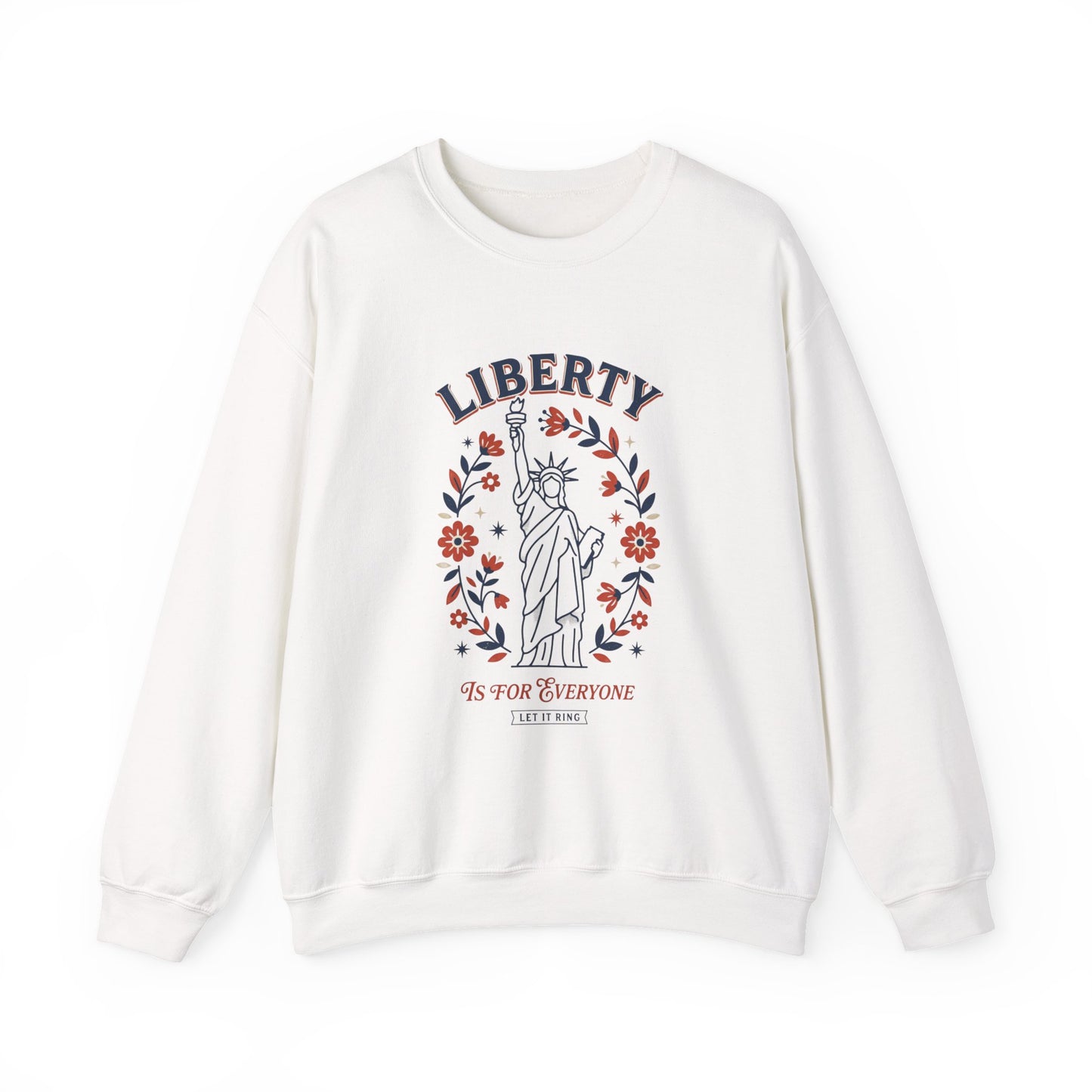 Patriotic Statue of Liberty Sweatshirt | Vintage Americana Crewneck