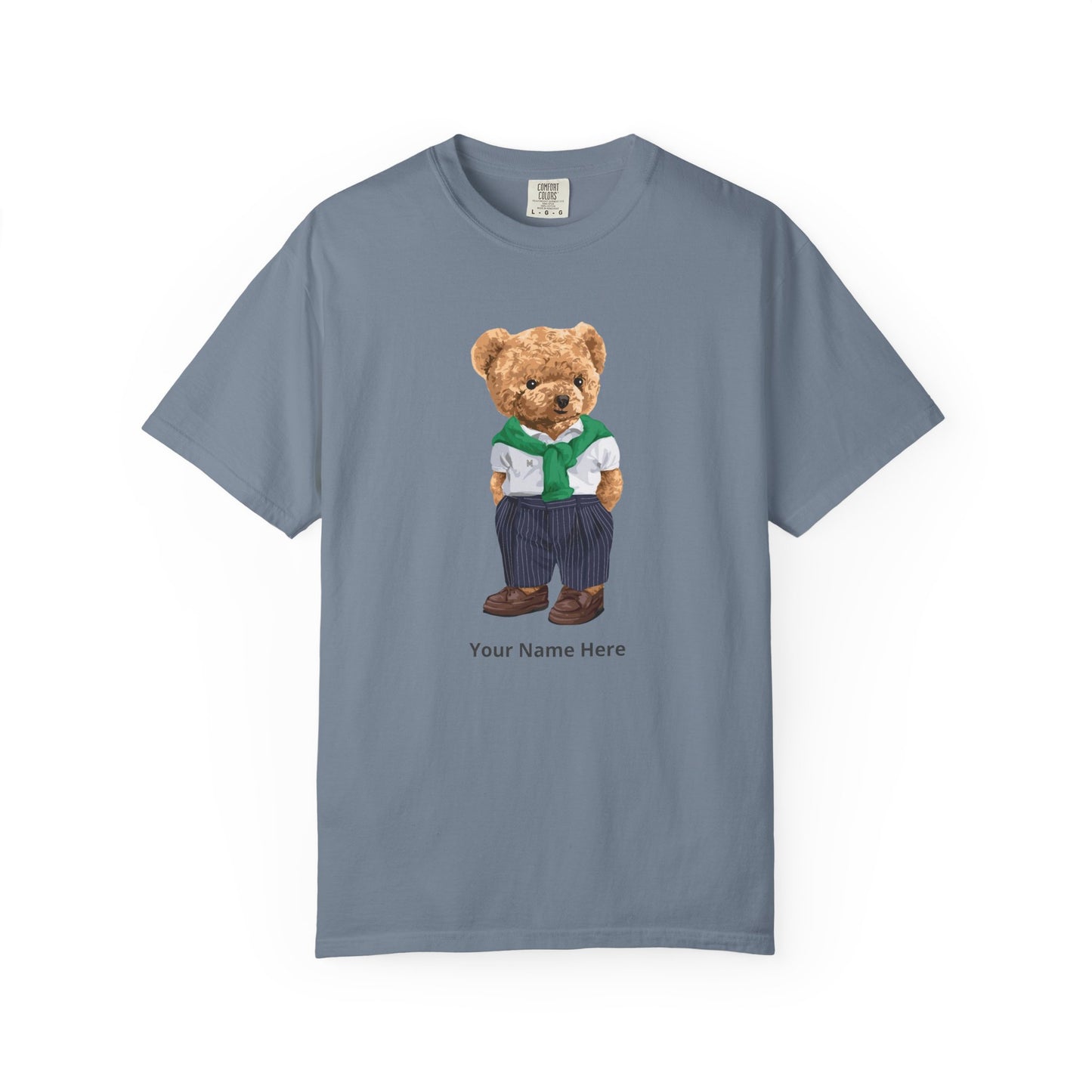 Street Bear T-Shirt – Personalized Name Cute Tee