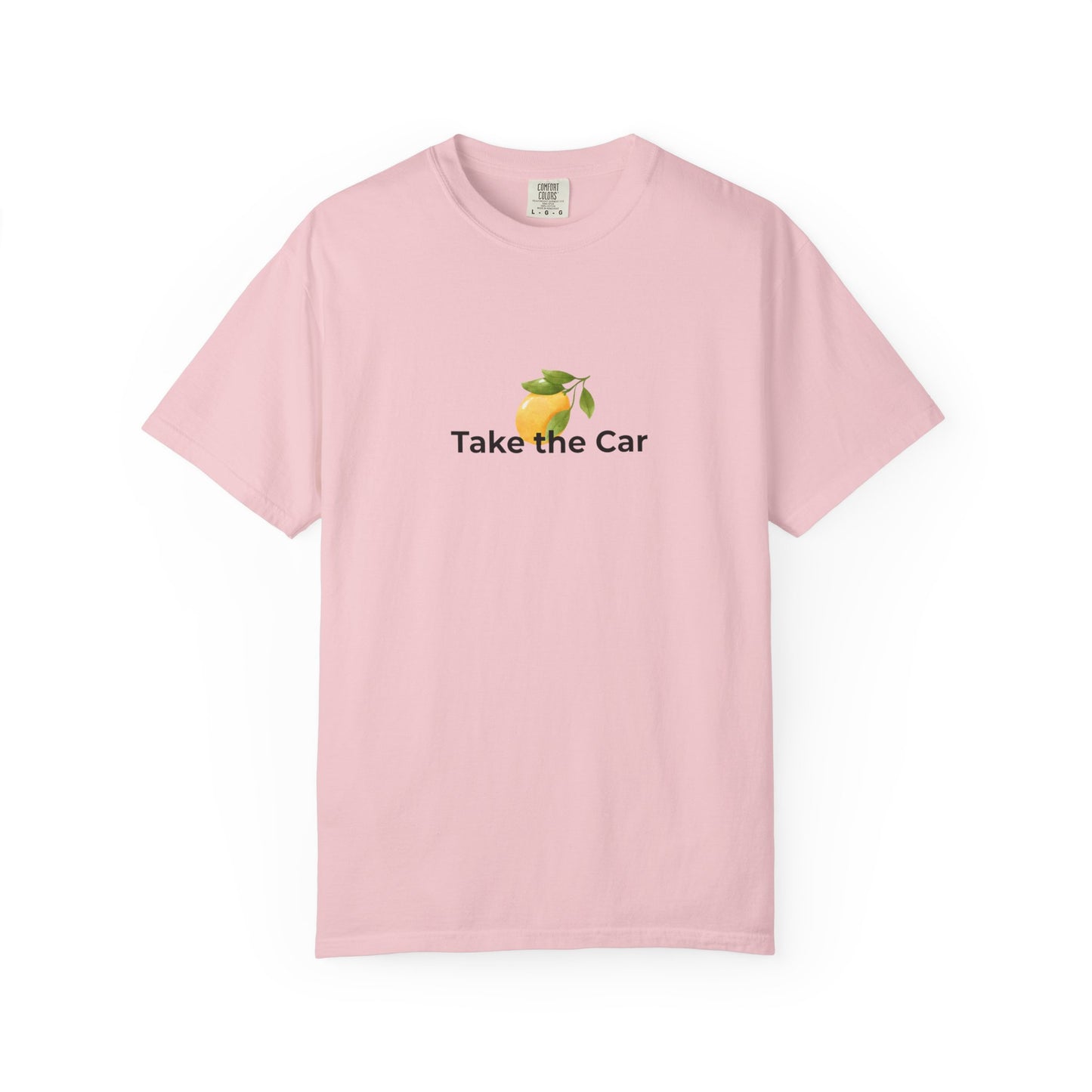 Lemon Tree Car T-Shirt – Vintage Green Graphic Garment-Dyed Tee