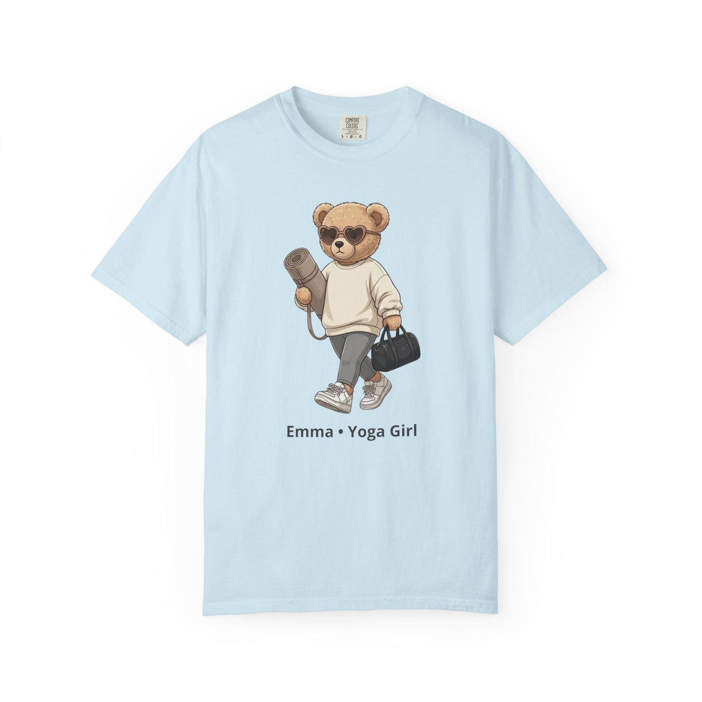 Personalized Yoga Bear Premium T-shirt – Custom Name Crewneck