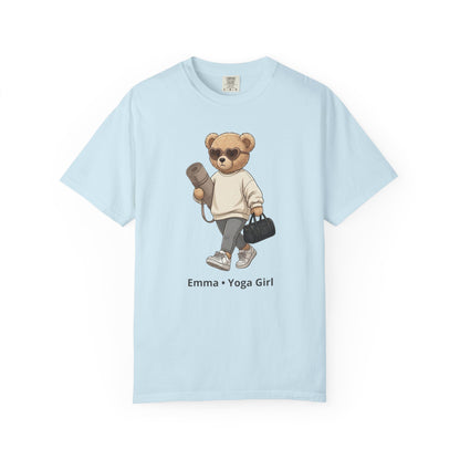 Personalized Yoga Bear Premium T-shirt – Custom Name Crewneck
