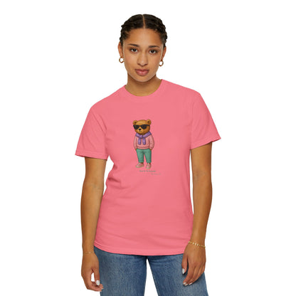 Unisex T-Shirt – Pink Hoodie Bear by My Keepsake