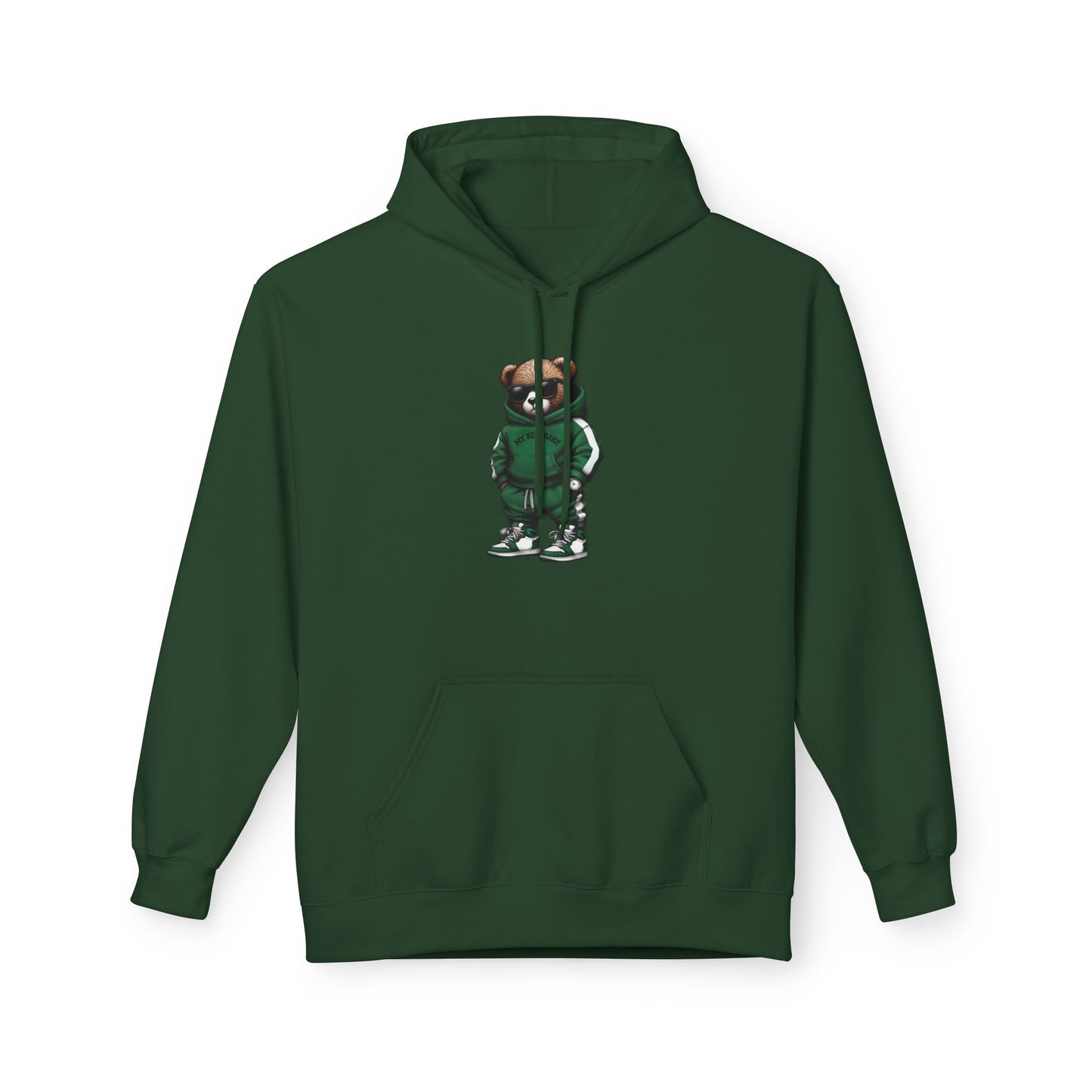 Cute Bear Hoodie – Forest Graphic Pullover