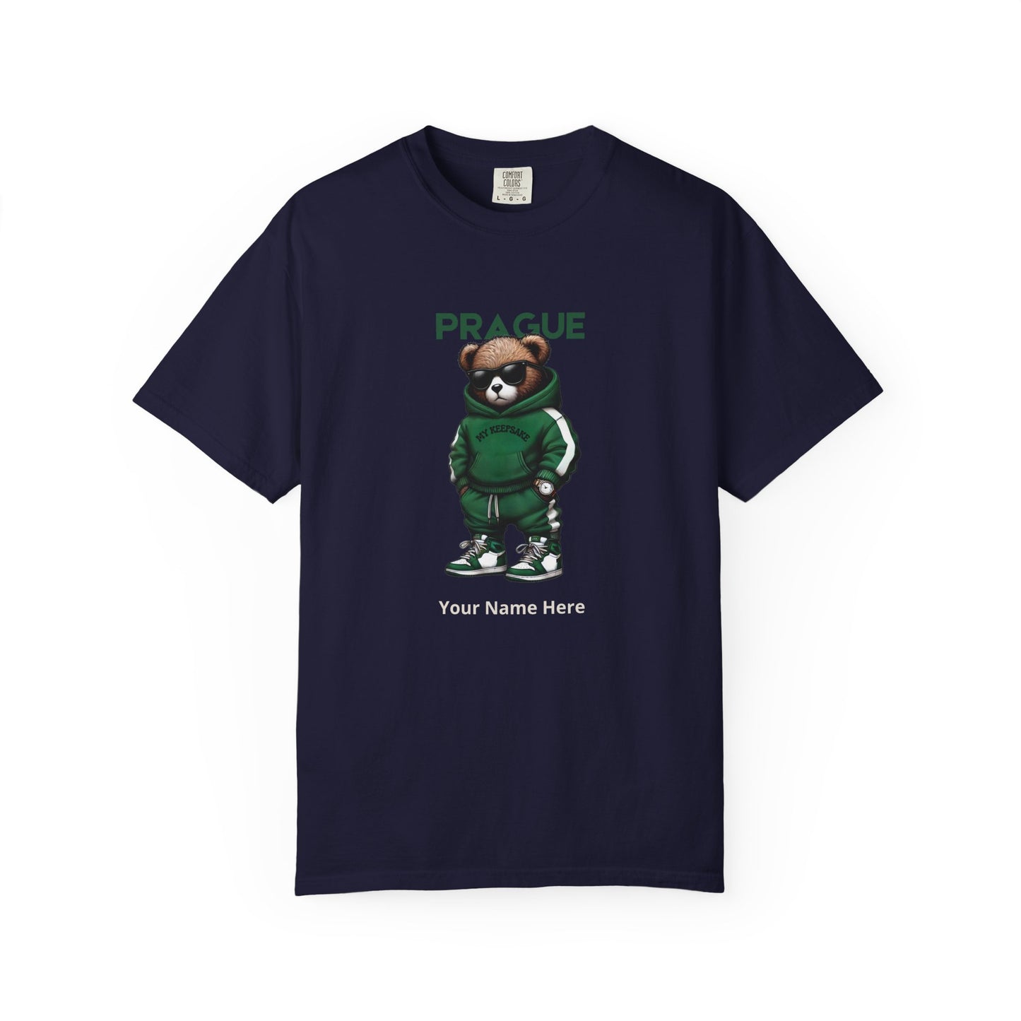 Personalized Prague Bear T-Shirt | Custom Name Tee