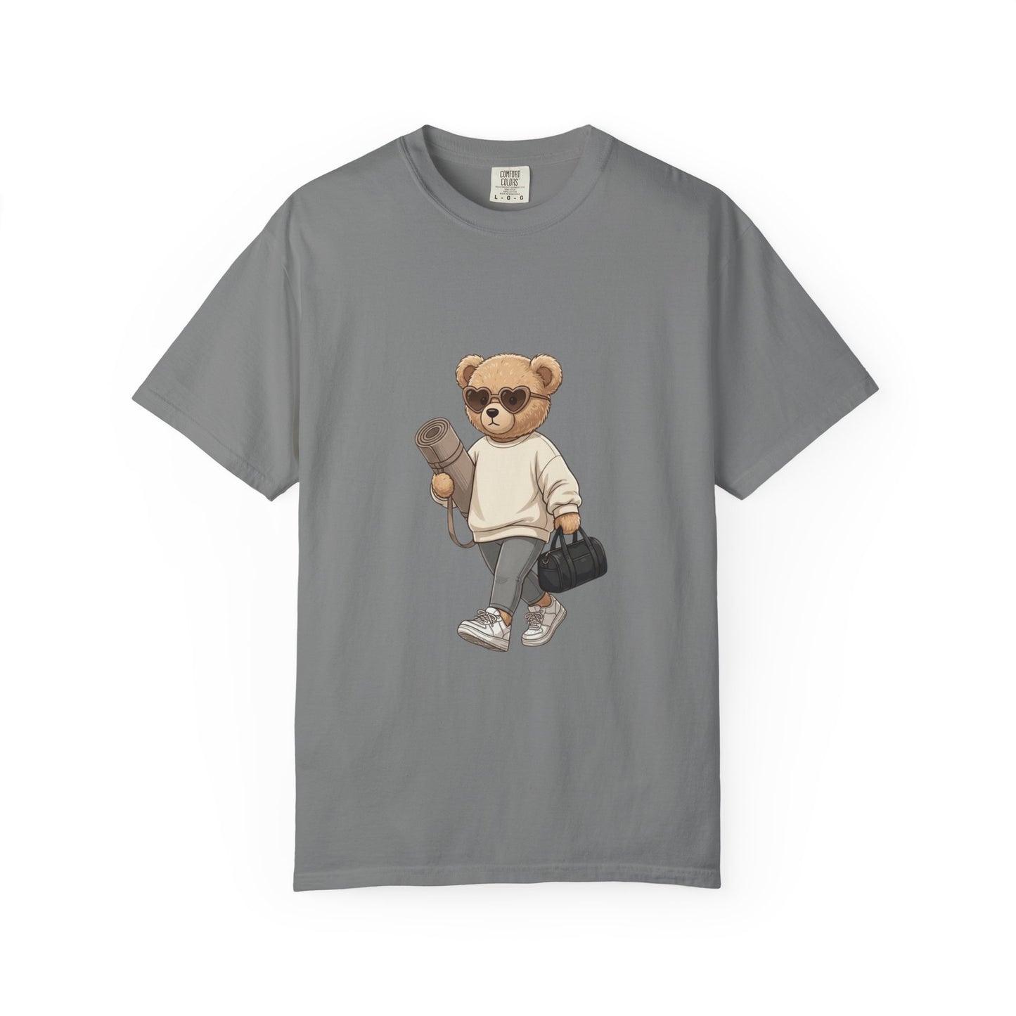 Cute Teddy Bear Street Style T-Shirt – Casual Gym & Lifestyle Tee