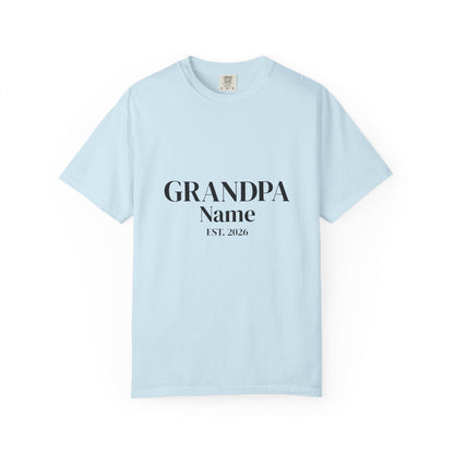 Custom Grandpa Shirt — Name & Year