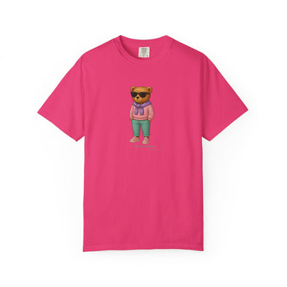 Unisex T-Shirt – Pink Hoodie Bear by My Keepsake