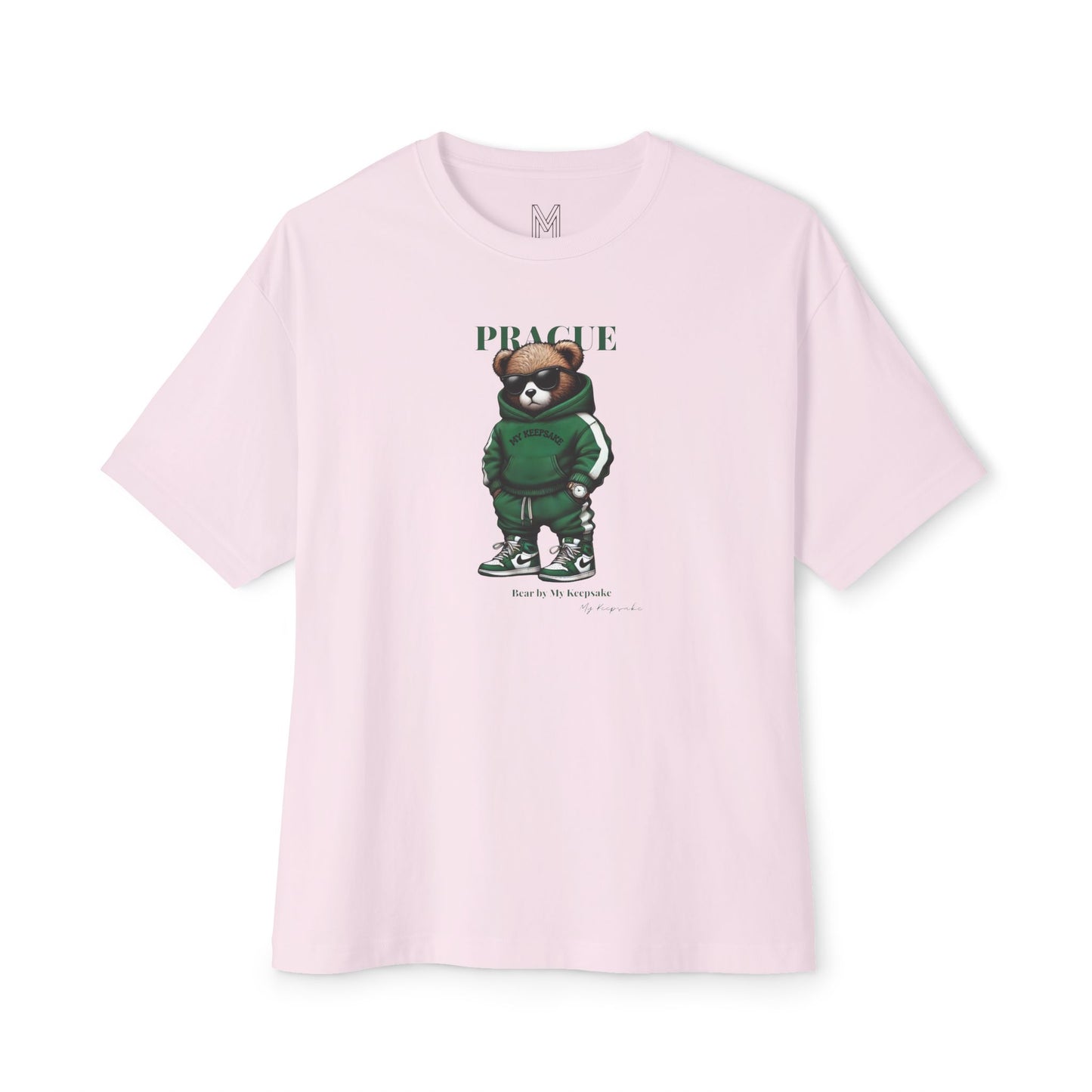 Unisex T-Shirt – Prague Green Bear by My Keepsake