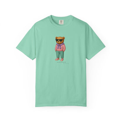 Unisex T-Shirt – Pink Hoodie Bear by My Keepsake