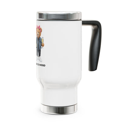 Prosecco Mood Bear Stainless Steel Travel Mug — 14oz