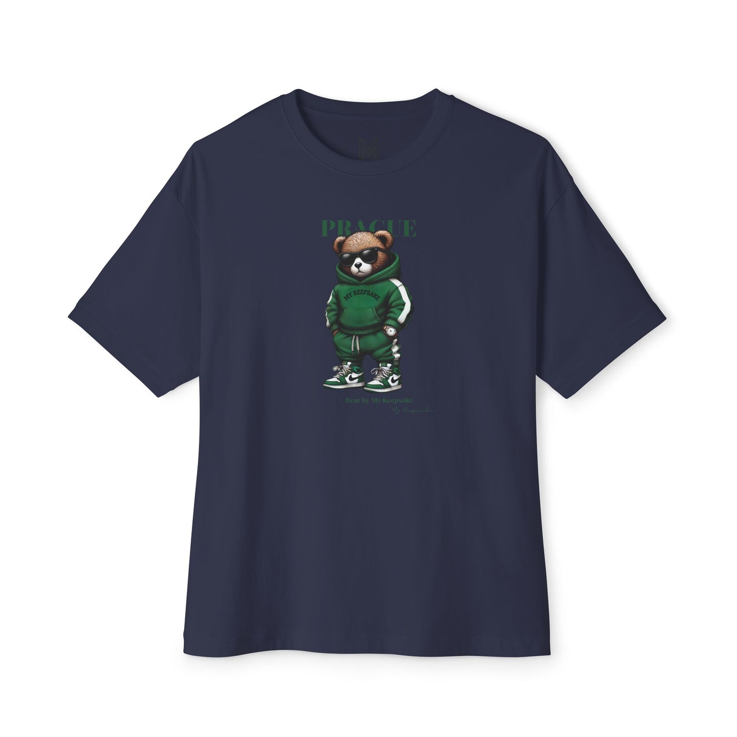 Unisex T-Shirt – Prague Green Bear by My Keepsake