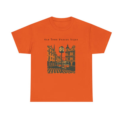 Vintage Prague Old Town Vibes T-Shirt  Travel Lover’s Graphic Tee