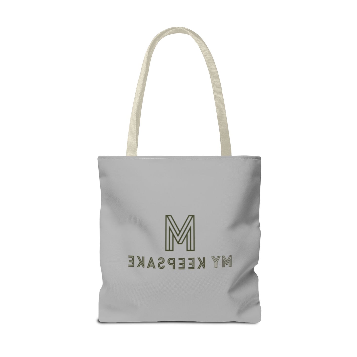 Tote Bag Light grey –  Green Bear by My Keepsake