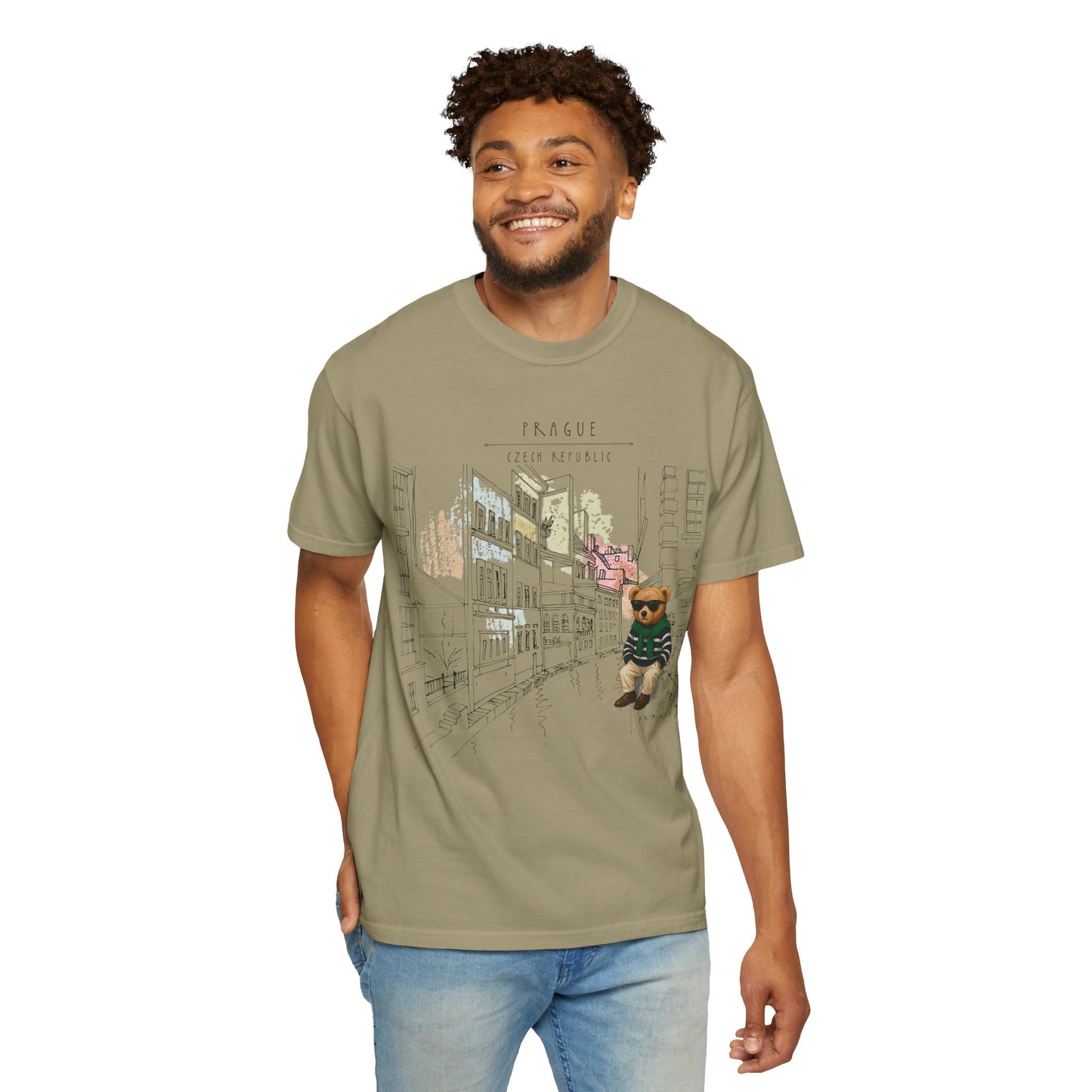 Prague Teddy Bear T-Shirt – Czech Republic Souvenir Tee