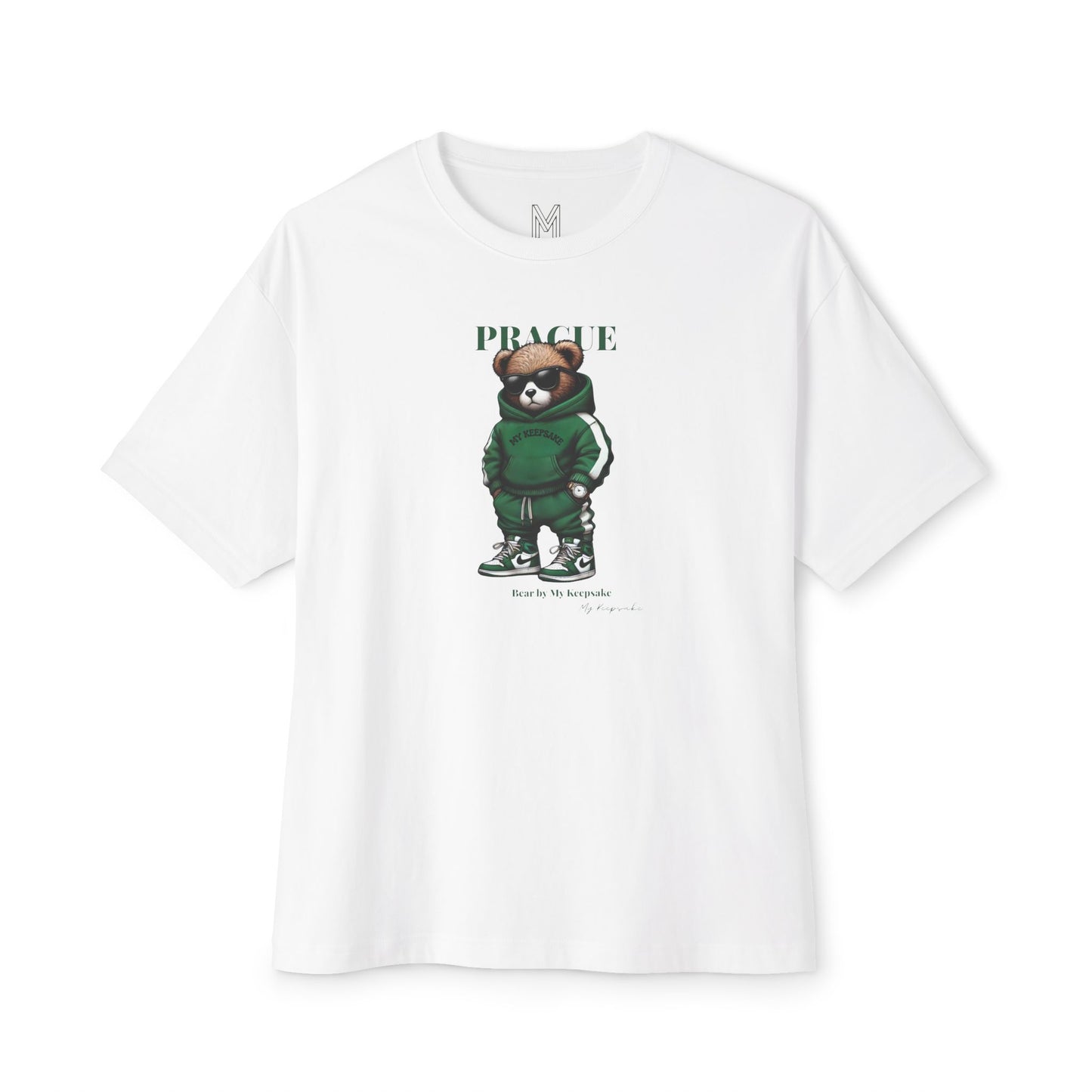 Unisex T-Shirt – Prague Green Bear by My Keepsake