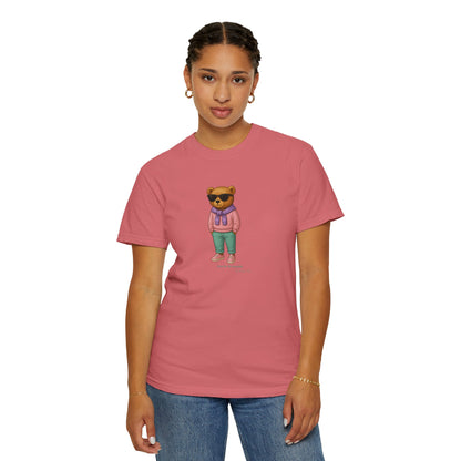 Unisex T-Shirt – Pink Hoodie Bear by My Keepsake