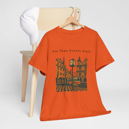 Vintage Prague Old Town Vibes T-Shirt  Travel Lover’s Graphic Tee