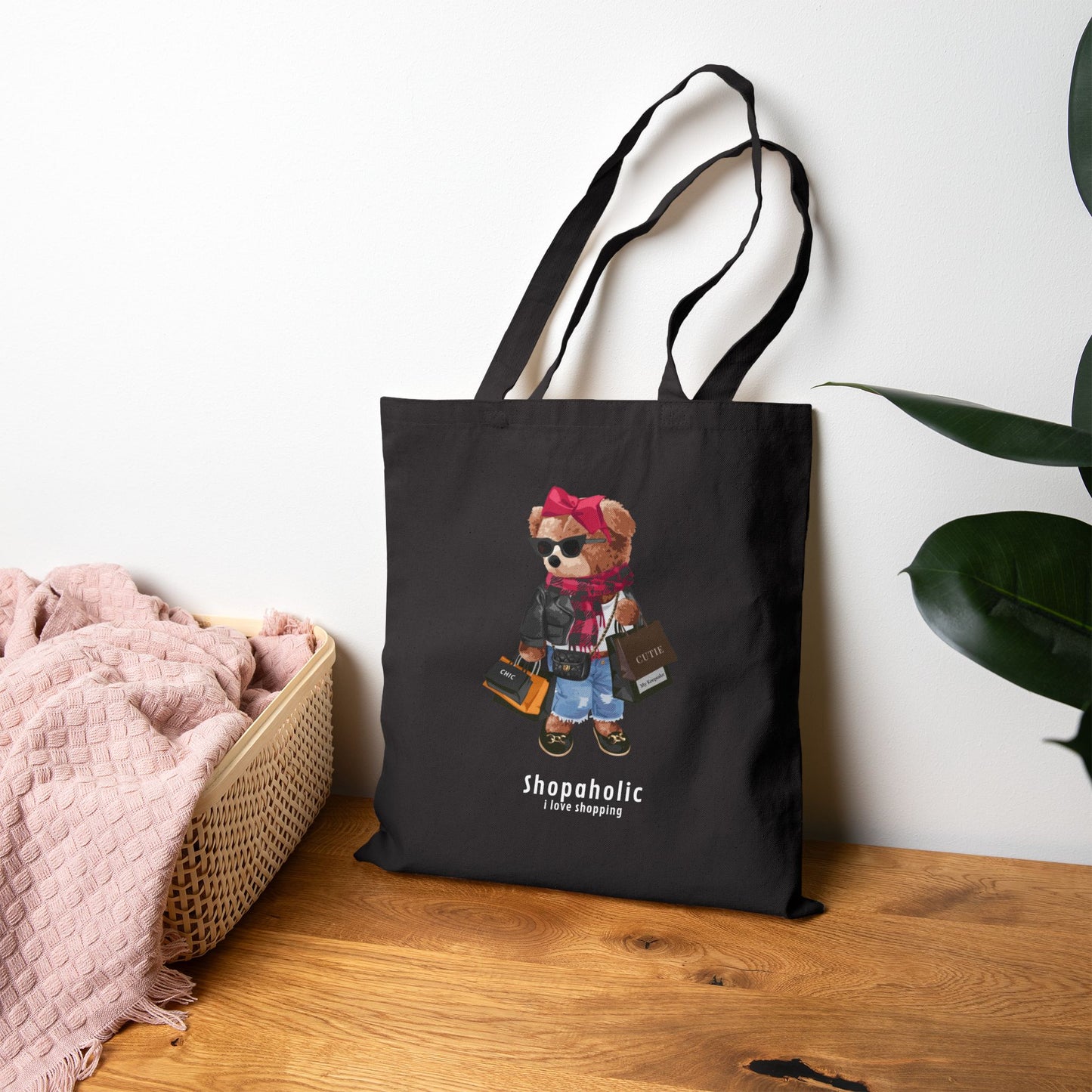 Tote Bag – Shopaholic Bear by My Keepsake