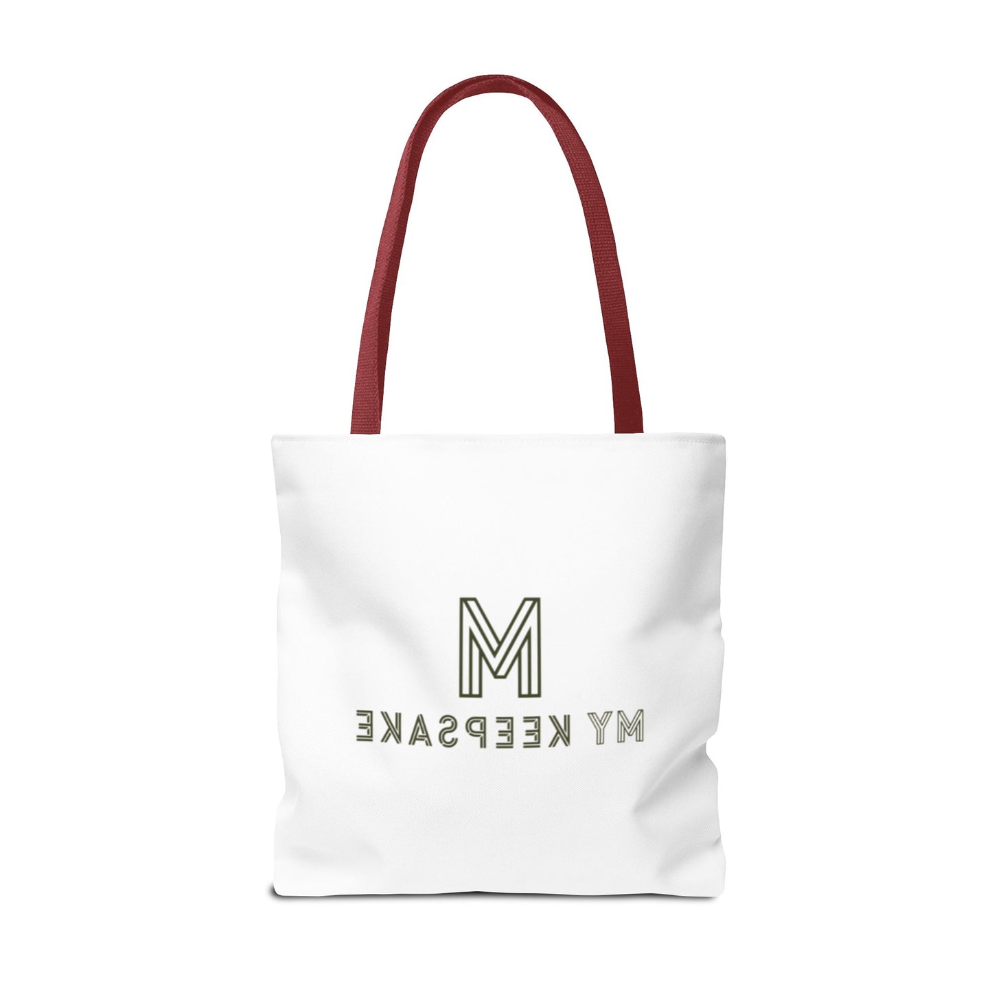 Tote Bag White  – Green Bear by My Keepsake