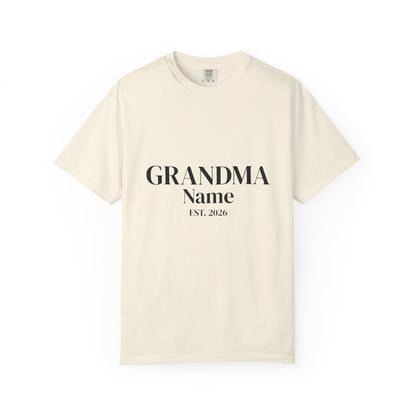 Custom Grandma Shirt — Name & Year