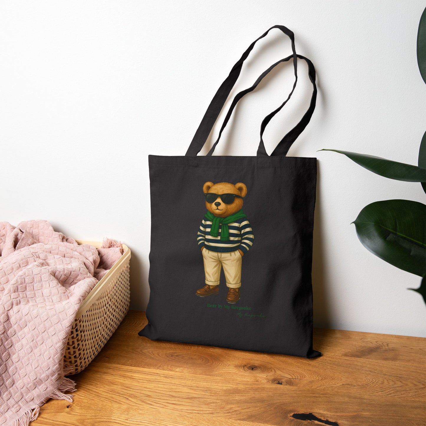 Tote Bag – Green Bear by My Keepsake | Everyday Essential
