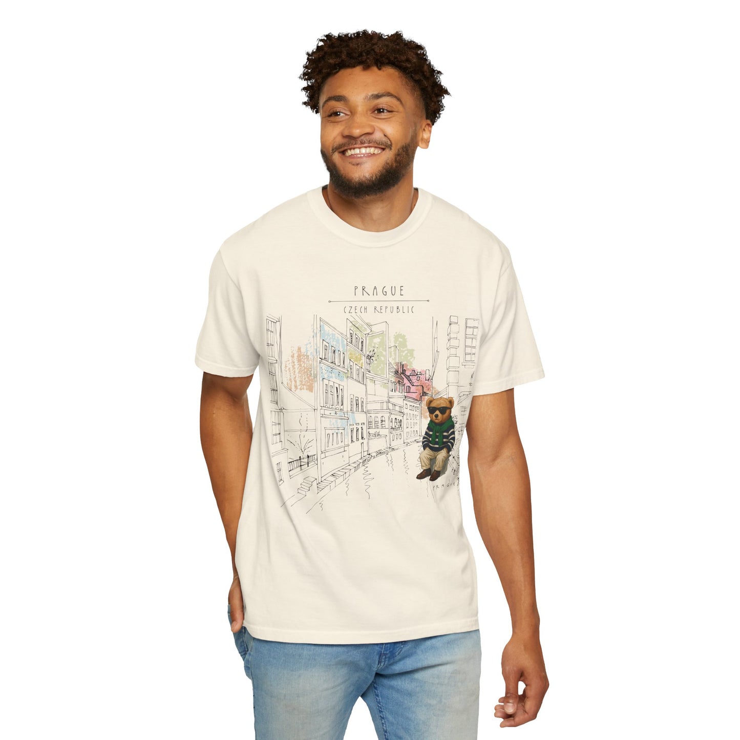 Prague Teddy Bear T-Shirt – Czech Republic Souvenir Tee