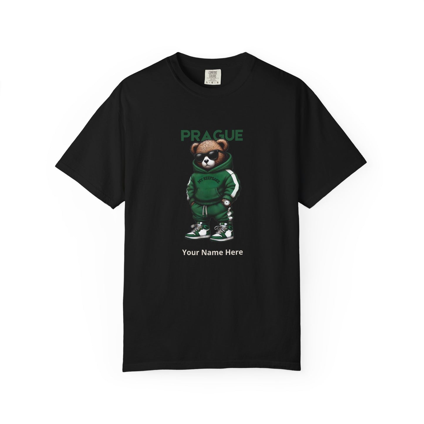 Personalized Prague Bear T-Shirt | Custom Name Tee