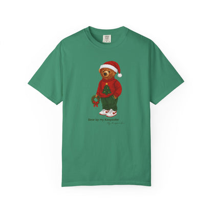 Cozy Christmas Bear Unisex T-Shirt