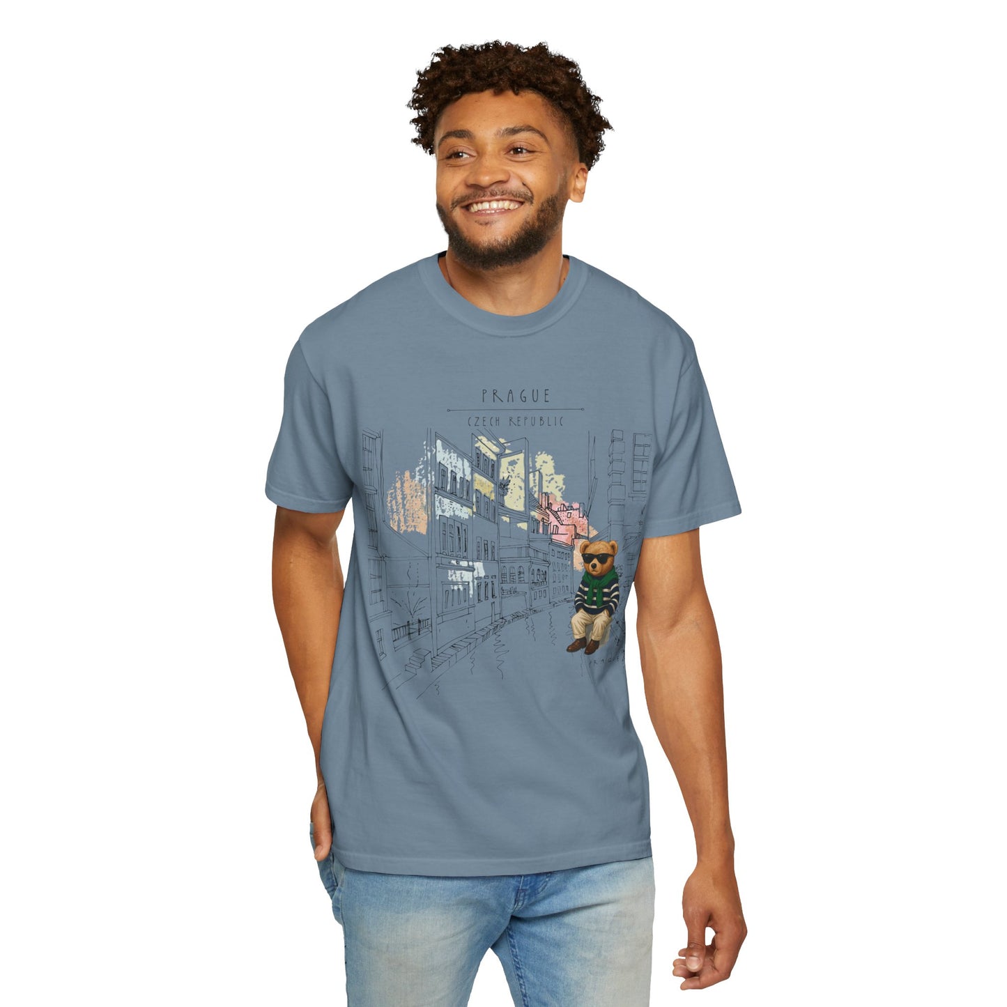 Prague Teddy Bear T-Shirt – Czech Republic Souvenir Tee