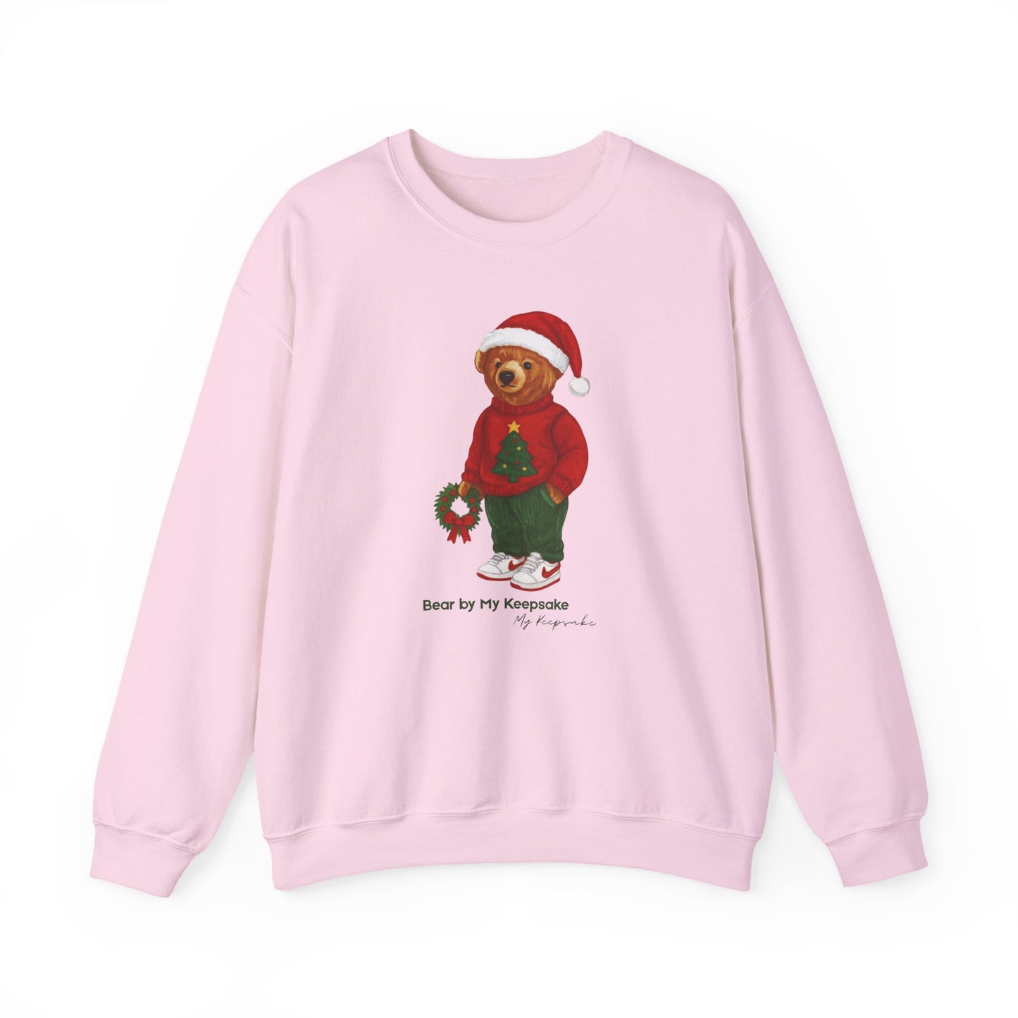Cozy Christmas Bear Unisex Sweatshirt | Holiday Crewneck by My Keepsake