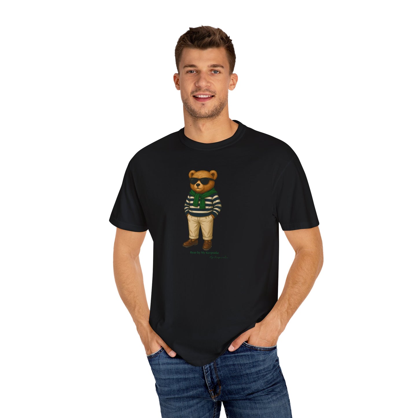 Unisex T-Shirt – Bear by My Keepsake, Green Streetwear Style