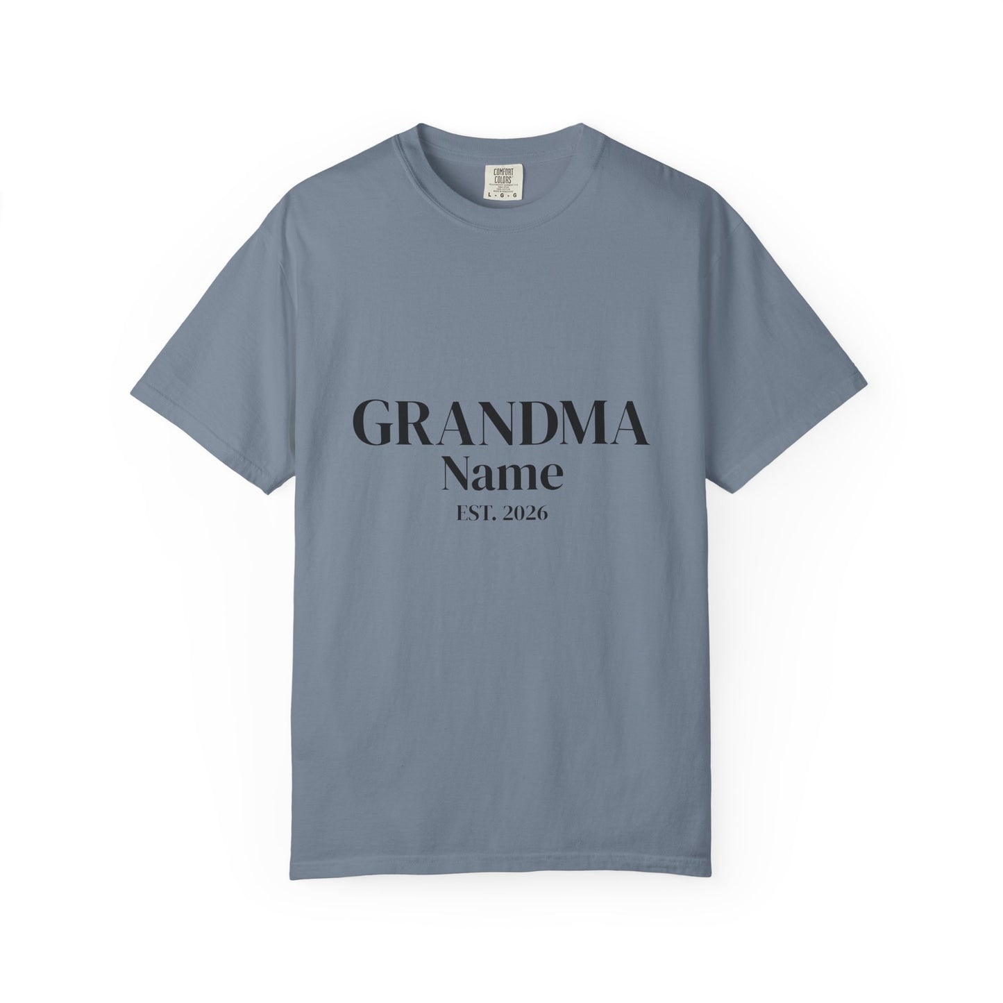 Custom Grandma Shirt — Name & Year